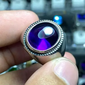CINCIN PRIA KECUBUNG BTB CLEAN 12X14 OPAL CUTTING BAWAH RING TITANIUM