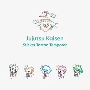￼Stic.tac.tto Jujutsu Kaisen Sticker Tattoo Temporer