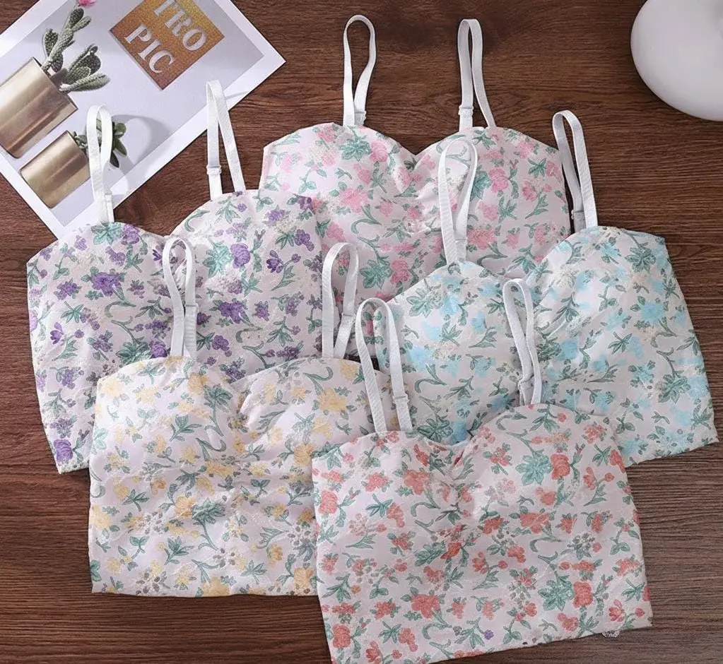 XT Atasan Bra Wanita Tanpa Kawat High Quality Tali Adjusted Busa Terjahit BRA127