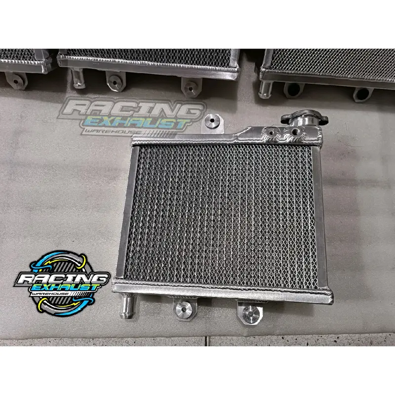 Radiator Alumunium Spac New Model ORIGINAL THAILAND Kotak Tebal Ada Pelindung Jaring Kisi kisi nya Kawasaki Ninja R RR SS Zx KR KRR New Old Victor ORI ASLI Thailand IMPORT Tebal 4