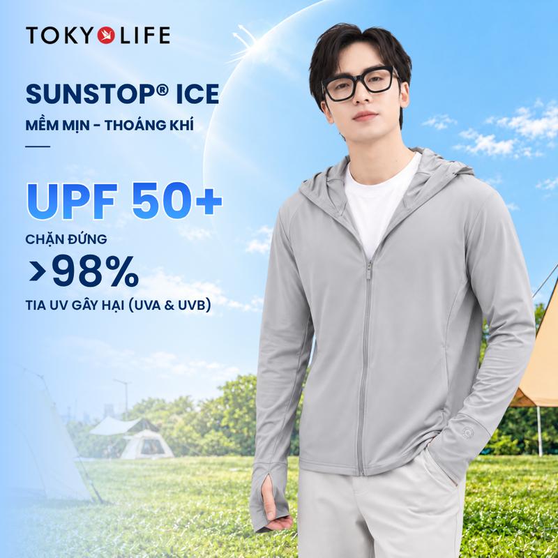 Áo Khoác Chống Nắng Chống Tia UV Nam Sunstop Ice TOKYOLIFE Chất Su Mát Lạnh Thoáng Khí - 40006061