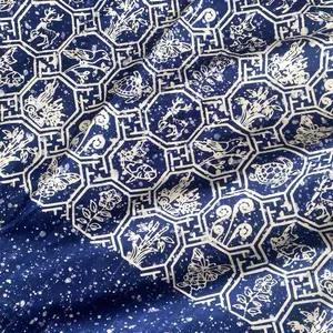 Pendawi Batik Kain Cap Motif Flora Fauna Saputan