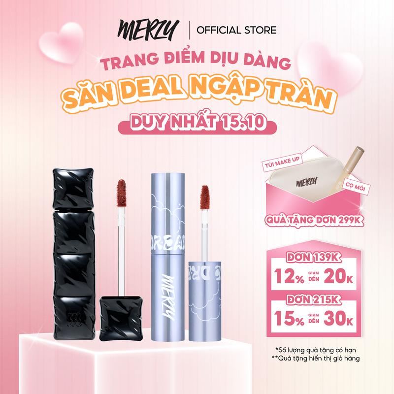 [V6 PUFFER] Son Kem Lì Trang Điểm Merzy The First Velvet Tint Cosmetic