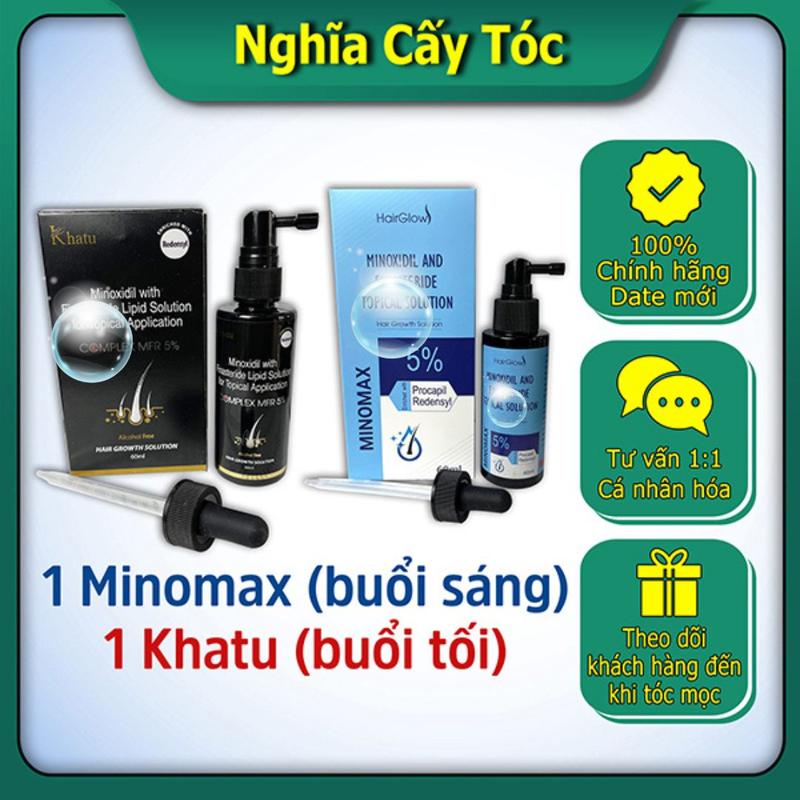 Combo Khatu & Minomax - Chỉ Dành Cho Nam - Minoxidil 5% & Finasteride