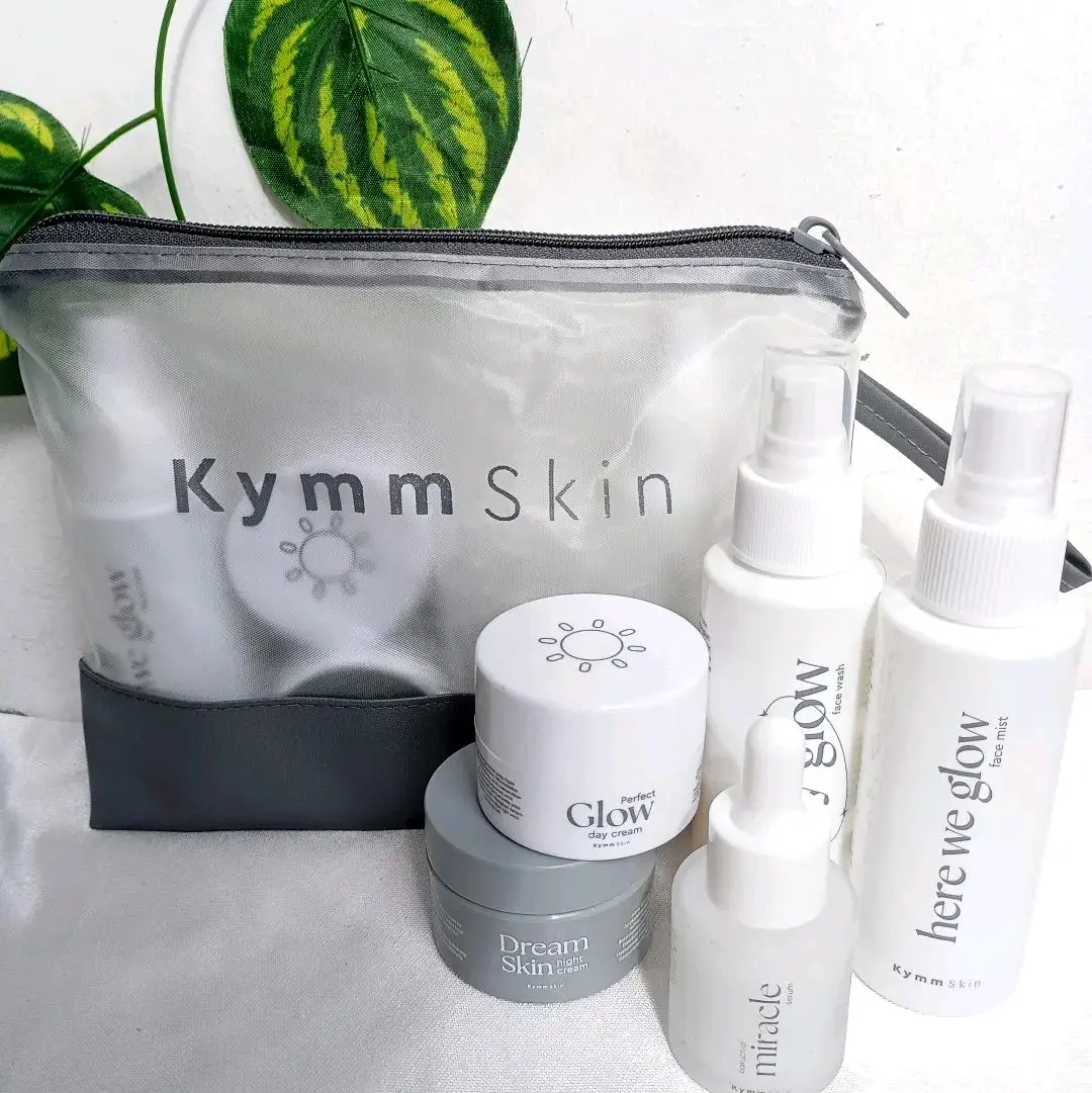 Kymm skin PAKET GLOWING PREMIUM 5 in 1 whitening the face