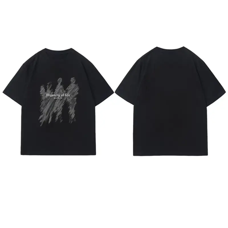 【100% Katun 20s】Silvermarkprint A529 Scrawlr American Street Prints T-shirt Atasan Kaos Baju Wanita Korean Style Hitam Dewasa Distro Lengan Pendek Keren Premium Oversize Unisex 4