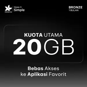 BARU! Kartu Perdana XL PRIORITAS Bronze 20GB/bln