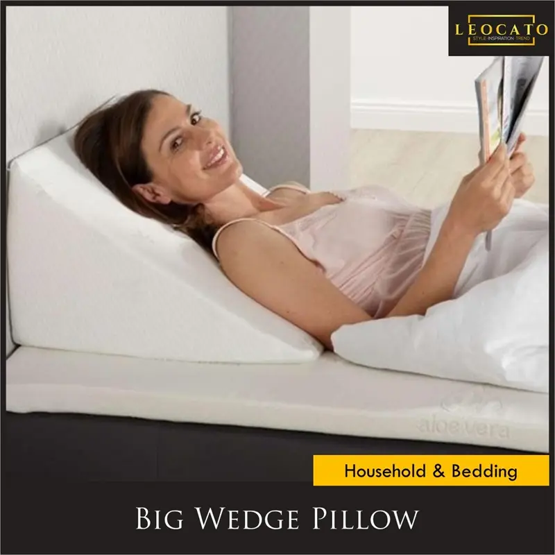 Big Wedge Pillow Leg Elevation Pillows Leg Support Pillow Prevent Acid Reflux Waist Protection Pillow