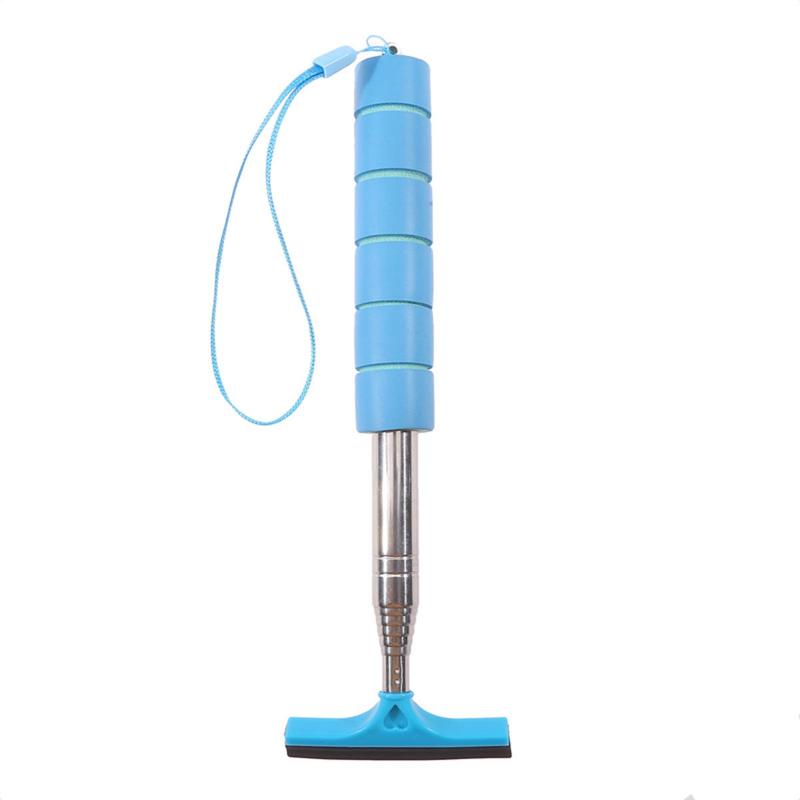 Product Introduction of Car Rearview Mirror Wiper Stainless Steel Telescopic Retractable Layered Brush Head Window Wash Cleaning Brush Handheld Wiper 15