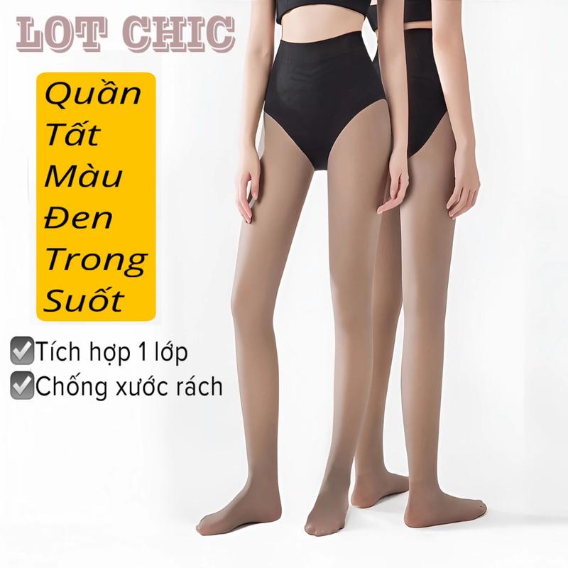   MỚI 2025  Quần Tất Nữ Hàng QC Màu Đen Trong Suốt & Màu Da Tự Nhiên có phân loại 100g lót nỉ và 200g lót lông Quần tất giữ nhiệt LOT CHIC  chất dai bền chống xước rách 