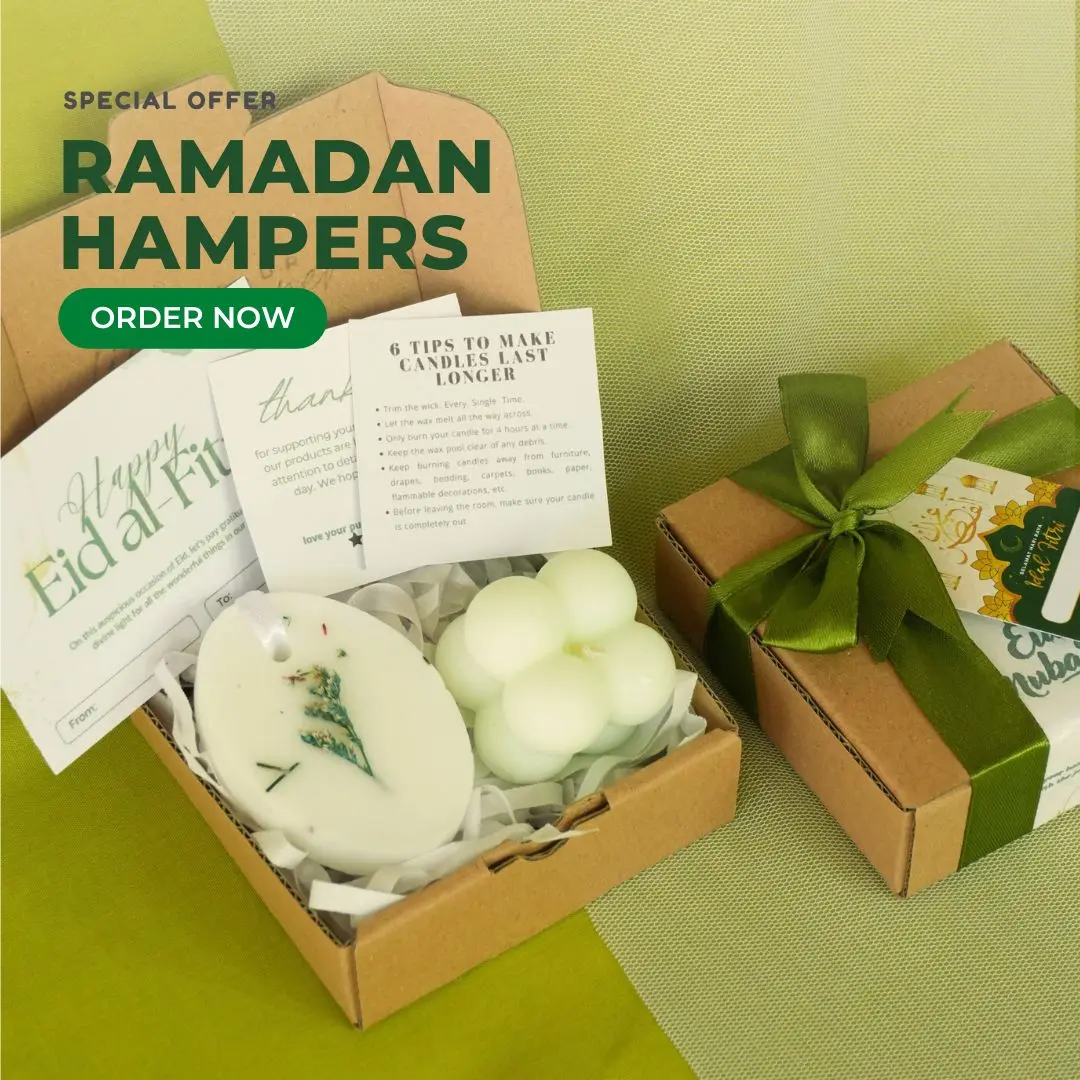 Scented Candle Bubble + Scented Wax Pengharum Ruangan