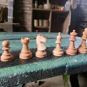 Bidak Catur ukuran standard unfinish