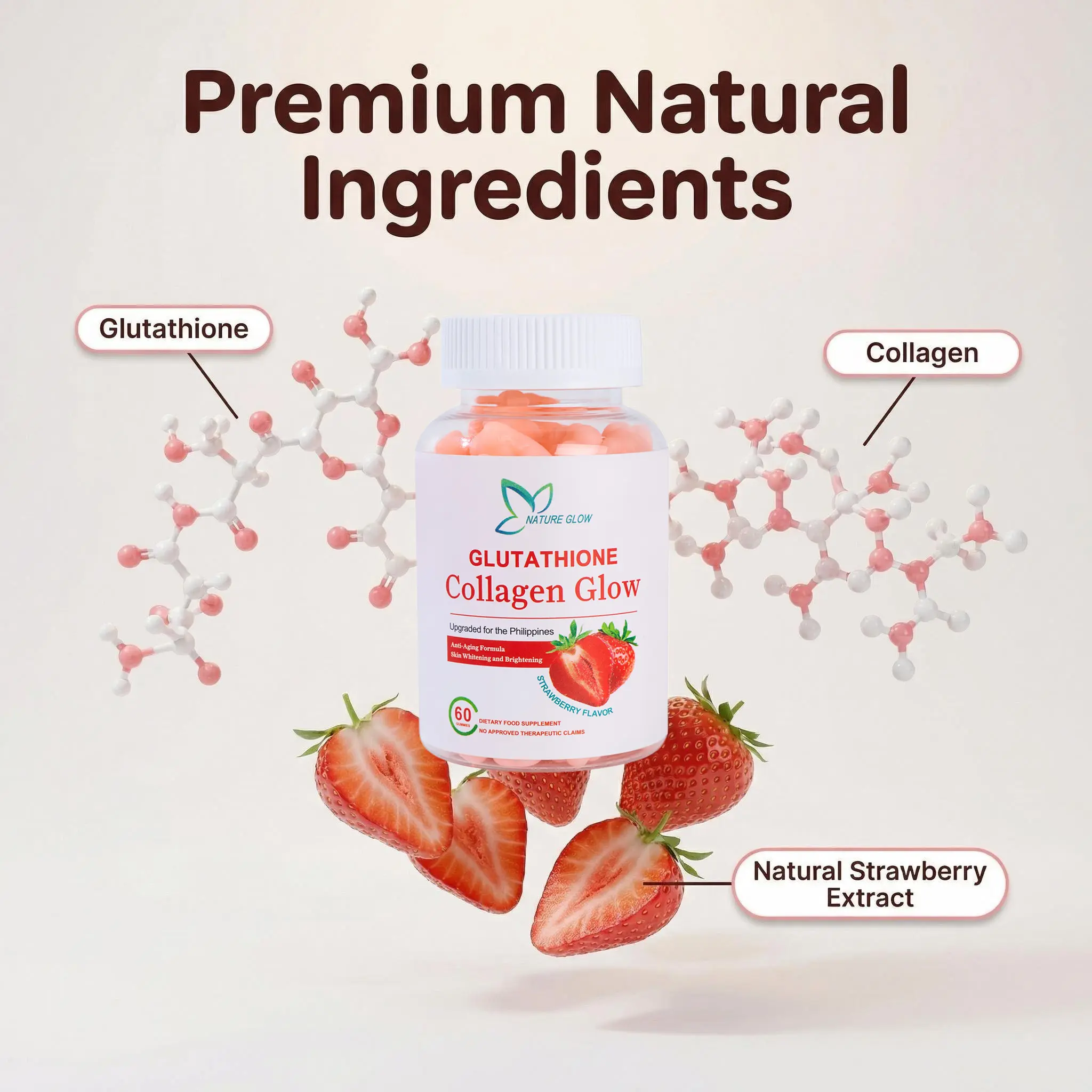 green tea glutathione FDA Approved Nature Glow Glutathione Collagen Glow #natureglowglutathione |  Guiliafrancine Vlog main image 0