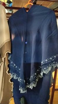 Product Review of TUDUNG SARUNG 2LAYER CHIFFON LASERCUT BATU 719 Diamond Hijab Women from m**9 0