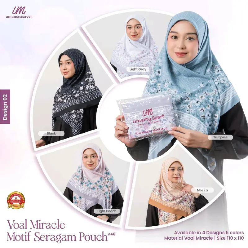 PAKET 5-10 HIJAB LOGO UMAMA LOGO BESI SWAROSKI 0