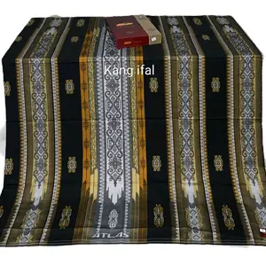 SARUNG ATLAS JACQUARD PREMIUM 790 KUALITAS GOLD, FULL SONGKET Tenun Dewasa Remaja