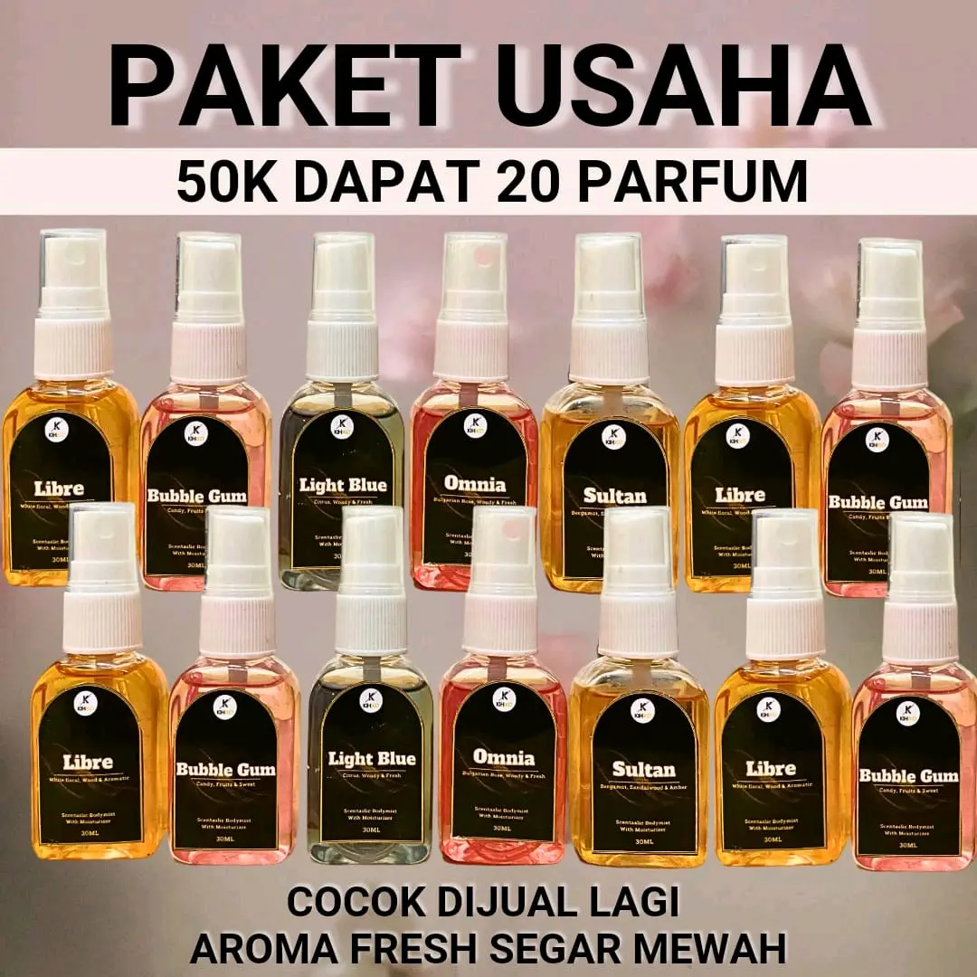 [PAKET USAHA] 20 PARFUM BEST SELLER LONGLASTING FRAGRANCE PRIA WANITA