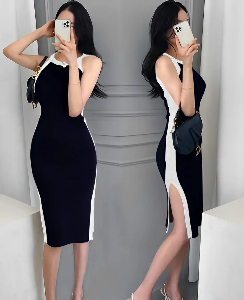 RO Dress Rajut Sydney Ld 90 - 100 cm P 110 cm B 250 gr Cotton Polyester #4520