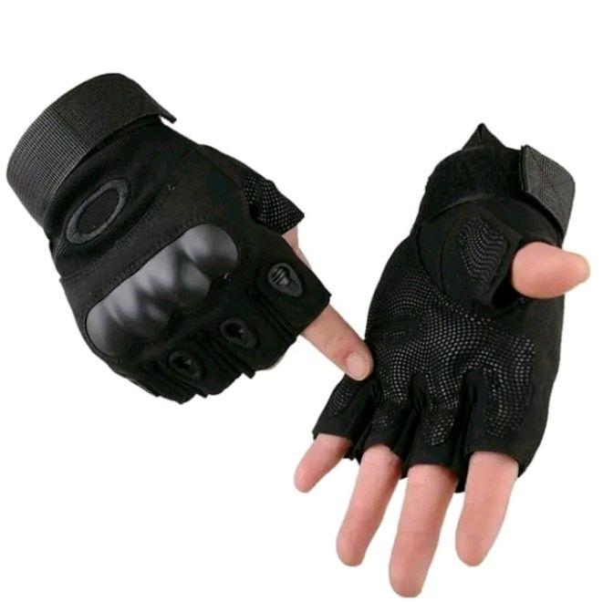 Sarung Tangan Motor Tactical Half Finger Military Grade Anti Slip dengan Protektor Batok Polyuretane Lengan - Outdoor, Kaki 2