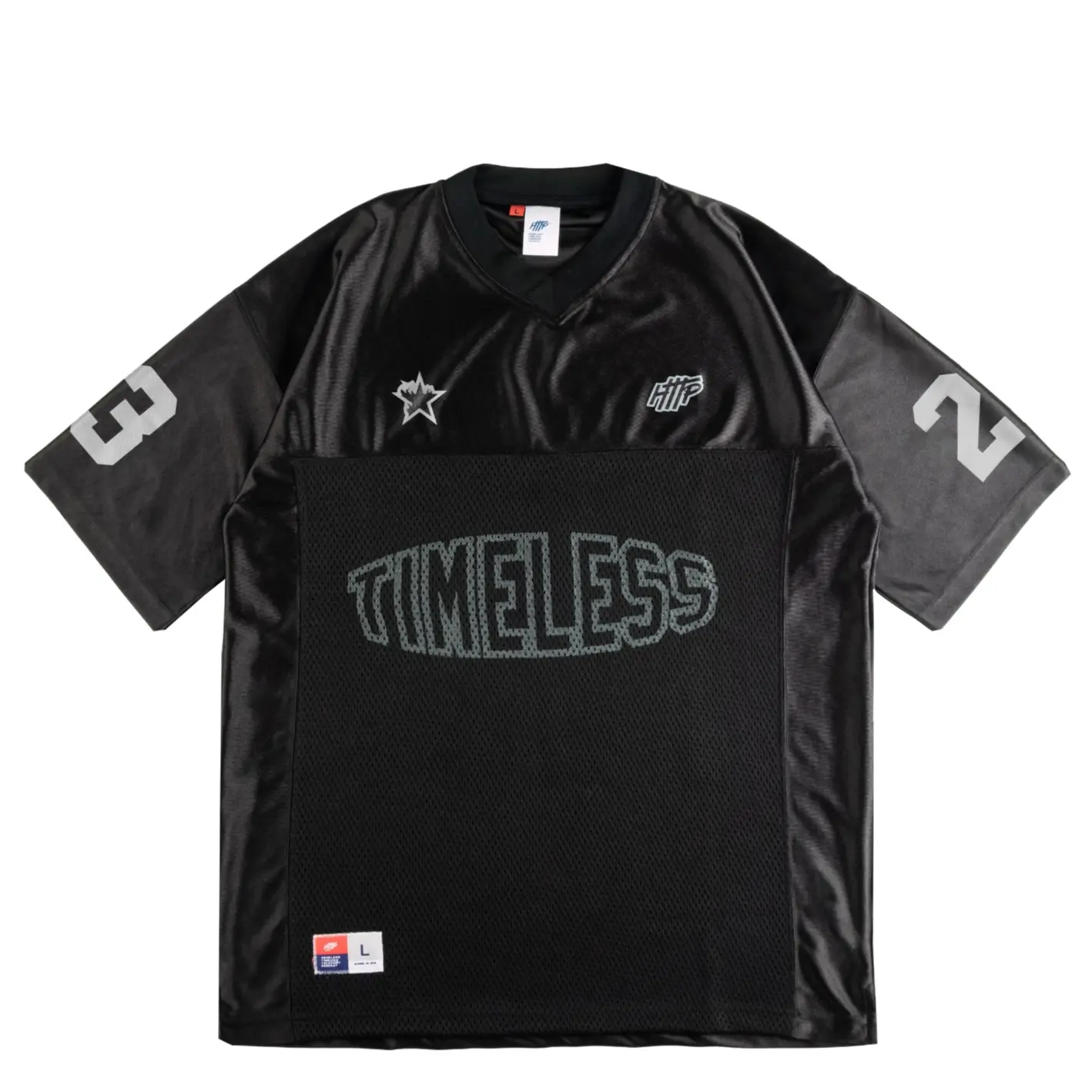 HTTP - Leon - Jersey Oversize Kaos Jersei Casual Pria Wanita Lengan Pendek Unisex Sport Atasan