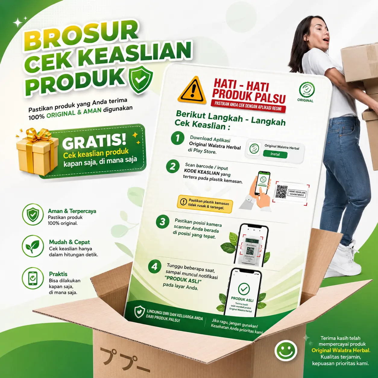 - Athena Herbal - Brosur Cek Keaslian Produk Garansi Uang Kembali