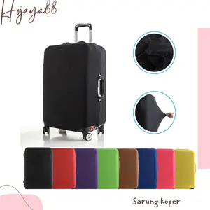 Sarung Koper Cover Koper Pelindung Koper Bahan Polyester Elastis Dengan Tali Karet Dan Resleting