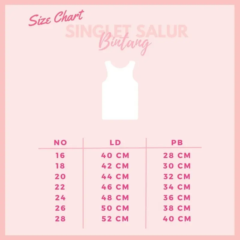 Mey Mey Kaos Dalam Singlet Anak Salur Motif Bintang 4
