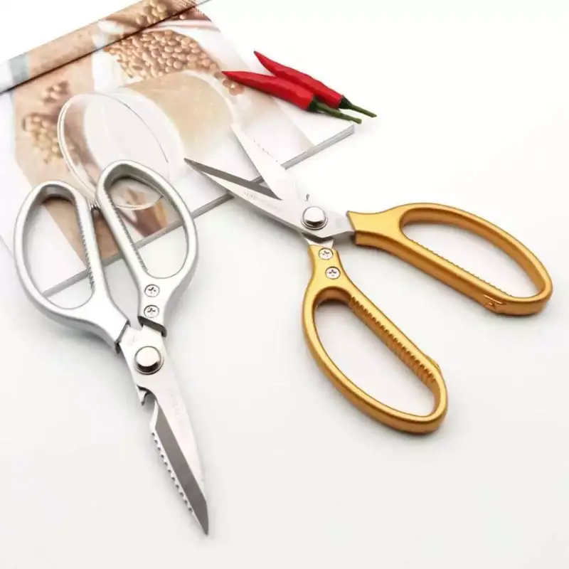 〖ZEY〗 Gunting Dapur Tajam & Tebal Made in Japan Premium Scissors SK5 Steel Gen 4 - Gunting Dapur Multifungsi Baja Tahan Karat original Kitchenware 8