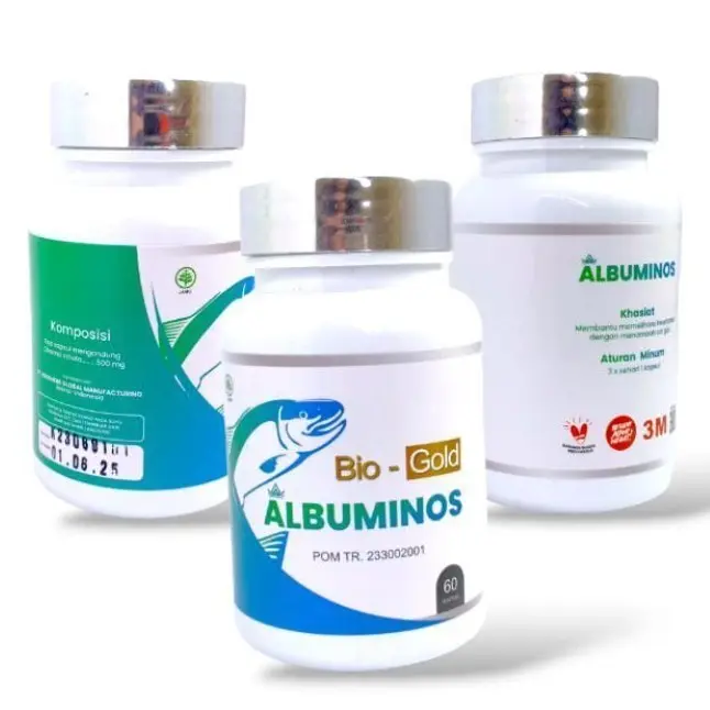 Bio Gold - Albuminos Ekstrak Channa Striata Ikan Gabus Bantu Luka Operasi Cepat Kering BPOM 6