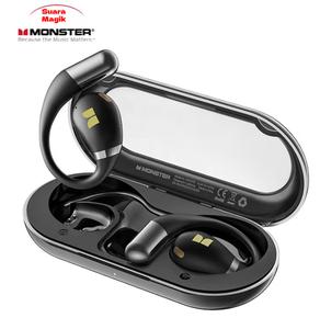 E33 Fon Kepala Wayarles, Raksasa Telinga Terbuka AC311, Gaya Cangkuk Telinga, Bukan Dalam Telinga, Sesuai untuk Sukan dan Larian, Pengurangan Bunyi Panggilan Audio Earphones Mic Amplifier