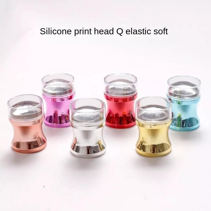 Dụng Cụ In Móng Tay Tự Làm, Mới, Dụng Cụ In Silicon, Con Dấu Silicon Thạch, Thực Dụng, Dành Cho Phụ Nữ, Con Dấu Móng Tay 5