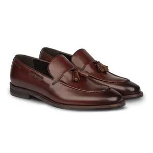 Damian Tassel Brown - Nappa Milano - Sepatu Pantofel Pria