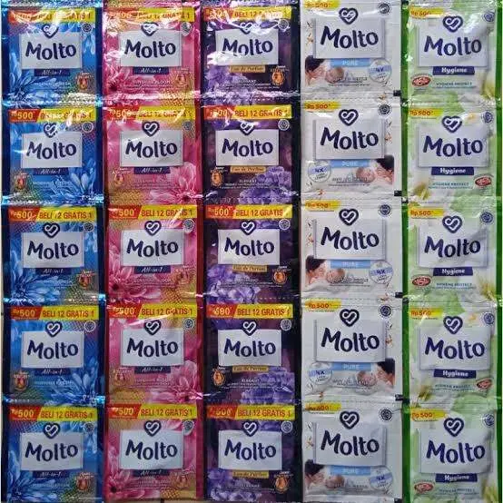 Molto Sachet 1 9 ml Renceng isi 12 sachet BENDED 6 renceng