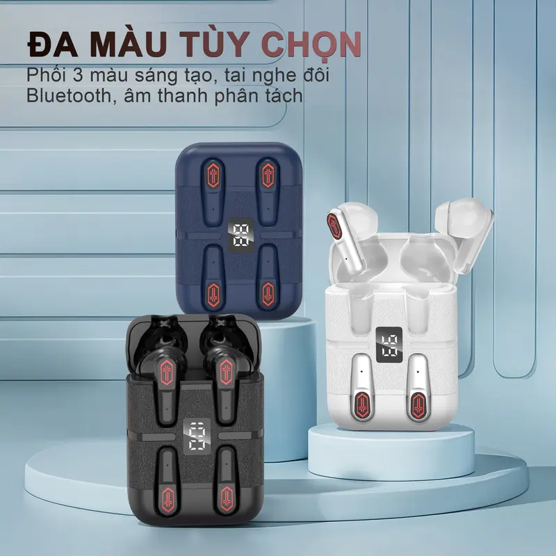 Y27 (2 cặp tai nghe) Tai Nghe Gaming Đôi, 1 Cặp tai nghe nhét tai và 1 Cặp tai nghe bán nhét tai, Đồng bộ âm hình Độ trễ 0.01s, Nghe nhạc liên tục hơn 30 giờ, Âm thanh nổi cấp độ HiFi, Chống nước IPX5, Giảm tiếng ồn ENC, Với iPhone và Android | BigBuy360 - bigbuy360.vn Y27 (2 cặp tai nghe) Tai Nghe Gaming Đôi, 1 Cặp tai nghe nhét tai và 1 Cặp tai nghe bán nhét tai, Đồng bộ âm hình Độ trễ 0.01s, Nghe nhạc liên tục hơn 30 giờ, Âm thanh nổi cấp độ HiFi, Chống nước IPX5, Giảm tiếng ồn ENC, Với iPhone và Android | BigBuy360 - bigbuy360.vn