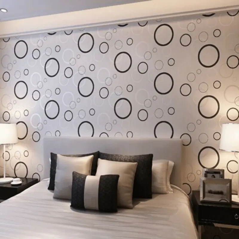 Wallpaper dinding 45cmx10m MOTIF POLKADOT 0