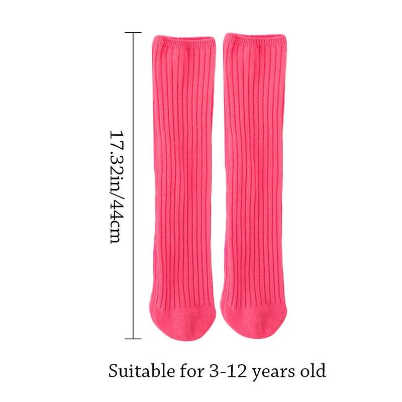 for 3-12Y Infant Candy Color Cute Warmers Socks High Knee Socks Long Leg Kids Stockings 3