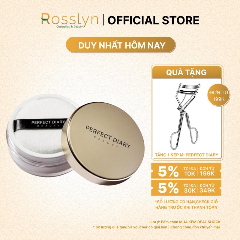 [LIVE KOC] Phấn phủ kiềm dầu Perfect Diary Perfect chống thấm nước kiểm soát dầu 12h với 3 màu tùy chọn 7g Mỹ Phẩm Nữ Trang Điểm Cosmetic