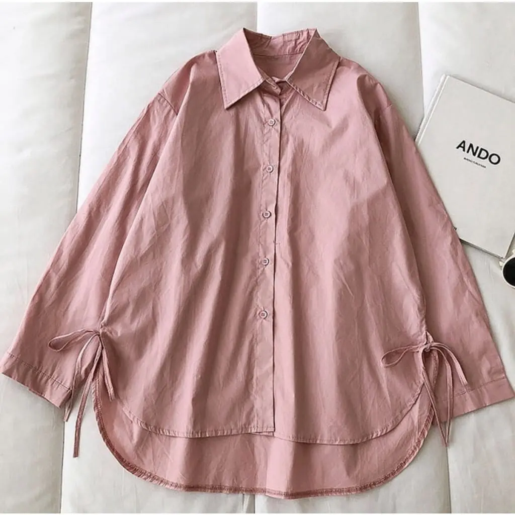 JONITA TOP BLOUSE Bahan Katun Paris Premium Baju Kemeja Blouse Atasan Fashion Wanita Modern Casual Lengan Panjang Top Simple Trendy Kekinian Terbaru 2022