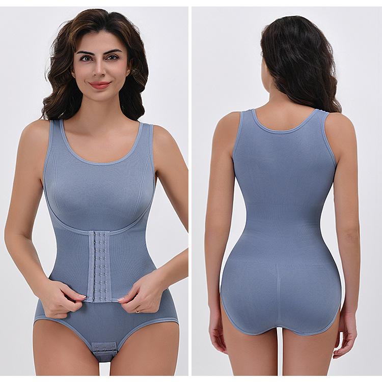 Product Introduction of Pakaian Pembentuk untuk Wanita, Rekaan Sehelai, dengan Butang Boleh Laras, Mampatan, Membentuk Badan, Ciri Cengkaman, Ikat Pinggang Pembentuk Badan Shapewear 19
