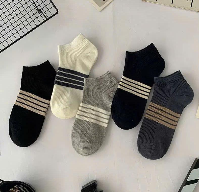 COMBO 10 đôi Tất Vớ Nam cổ ngắn trẻ trung thời trang sang trọng thoáng khí