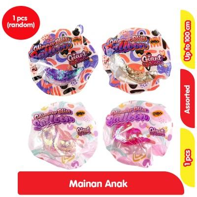 Rhino Glimmer Bliss Balon Mainan Anak Blowing balon bisa melebar hingga 100cm 3