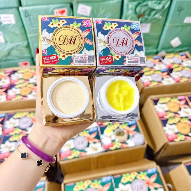 Combo Kem Demejine Hàn Quốc Tái Tạo & Peel Da Cho Da Mụn Nám Tàn Nhang - 20g Hộp - Skincare