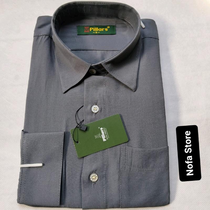 Kemeja Polos Lengan Panjang Pillars - Bahan Katun Viscose Lembut dan Nyaman Dipakai - Baju, Formal 3