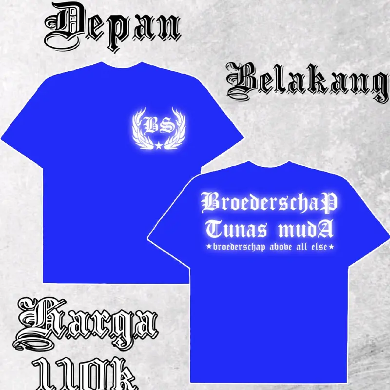 kaos pshw biru refeketif menyala 1
