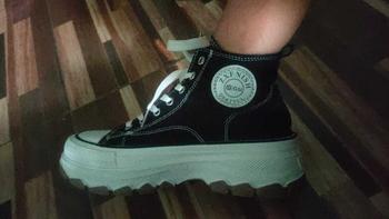 Product Review of Sepatu Sneakers Boots Wanita Casual Hak Tinggi Jaemin Sport Shoes MNS982 from 𝐍**𝐡 🪄**u 3