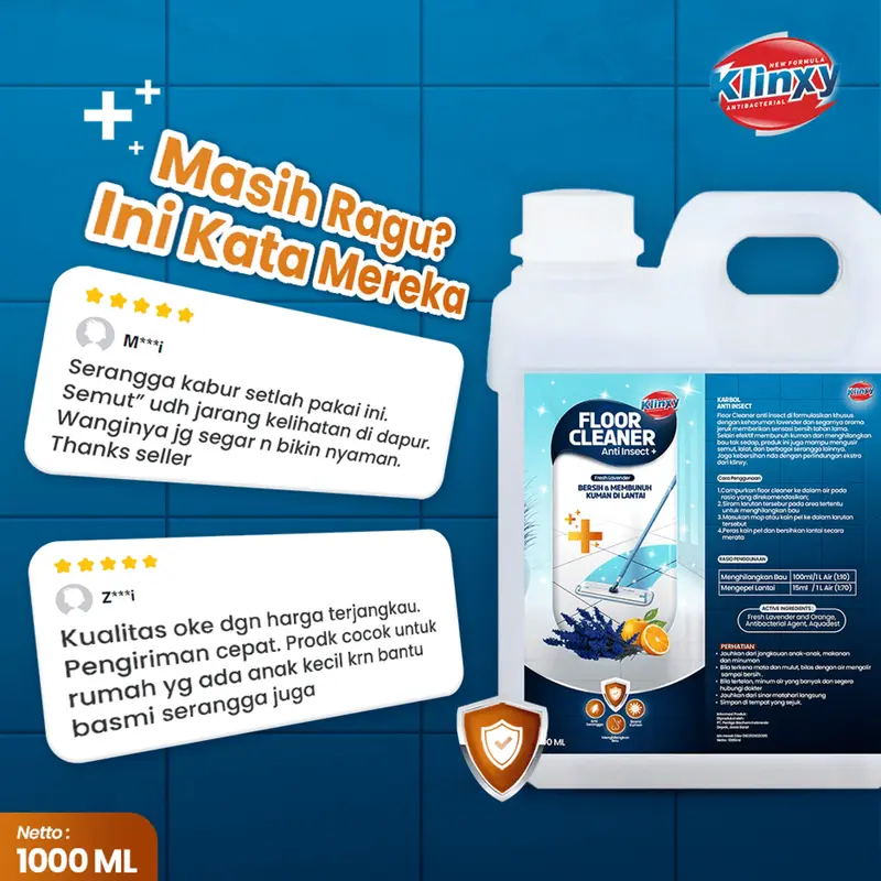 SEROXIL Pembersih Lantai Anti Serangga Semut Lalat - FLOOR CLEANER Anti Insect 1000ml 2