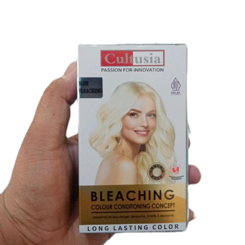 Cultusia Long Lasting Color Blue Bleaching - Shop | Tokopedia
