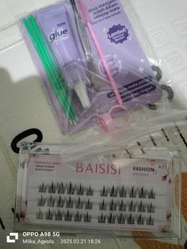 Product Review of BAISISI Bulu Mata Palsu Individual Lashes A11 Super Natural Segmentasi | Eyelash Extension | Douyin Lashes | Eye Make Up from I**n 1