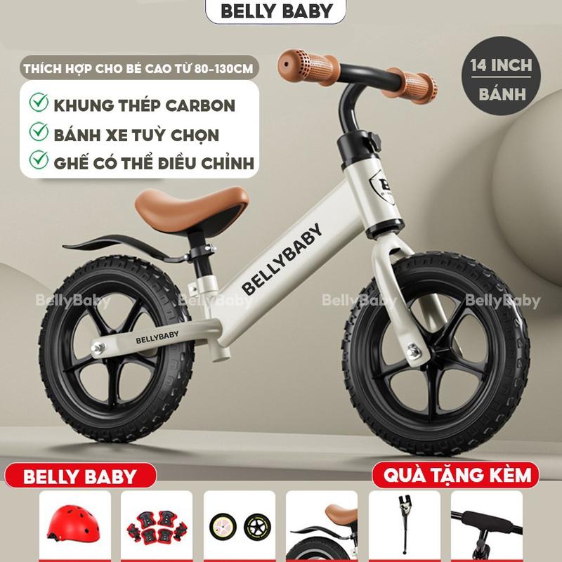 Xe thăng bằng cho bé Belly Baby xe scooter chòi chân tập đi khung thép carbon tập cân bằng cho trẻ từ 1-6 tuổi