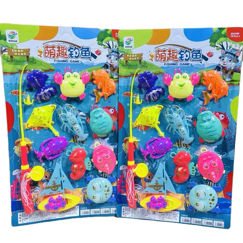 Đồ chơi câu cá cho bé với vỉ câu và rổ phụ kiện - Toy 7